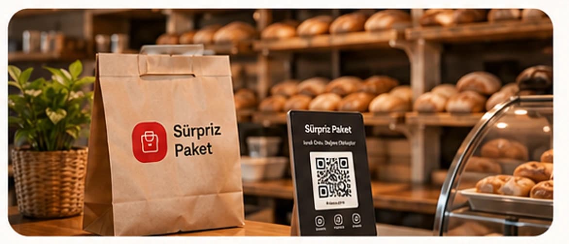 Tezgâhta teslim alınmayı bekleyen bir sürpriz paket